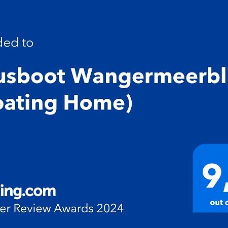 Hausboot Wangermeerblick Schillig Esterno foto