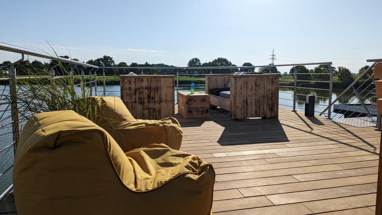 Hausboot Wangermeerblick Schillig Esterno foto