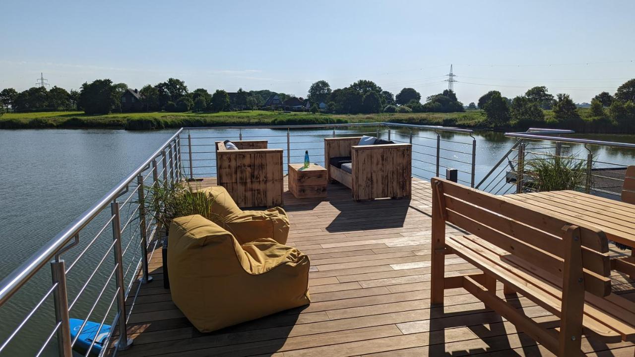Hausboot Wangermeerblick Schillig Esterno foto