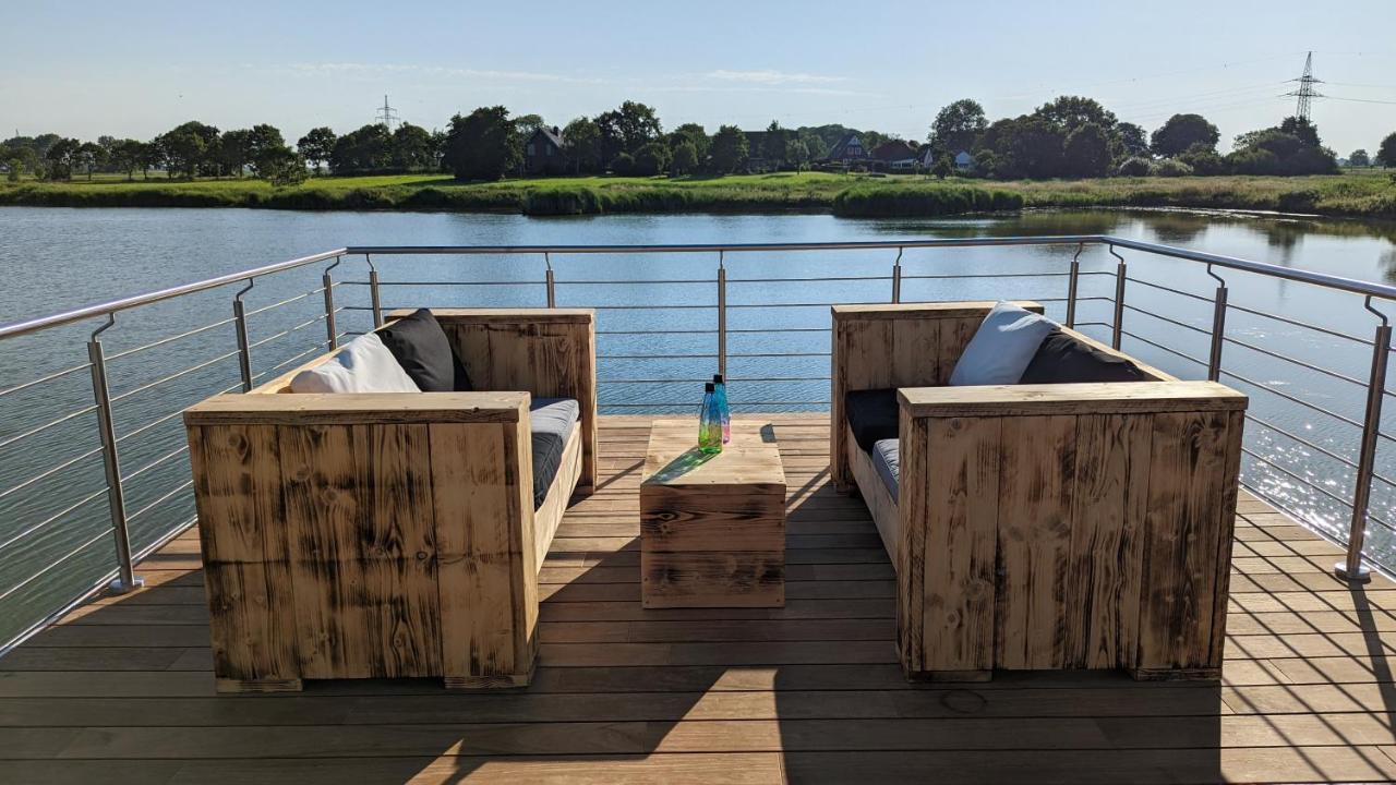 Hausboot Wangermeerblick Schillig Esterno foto