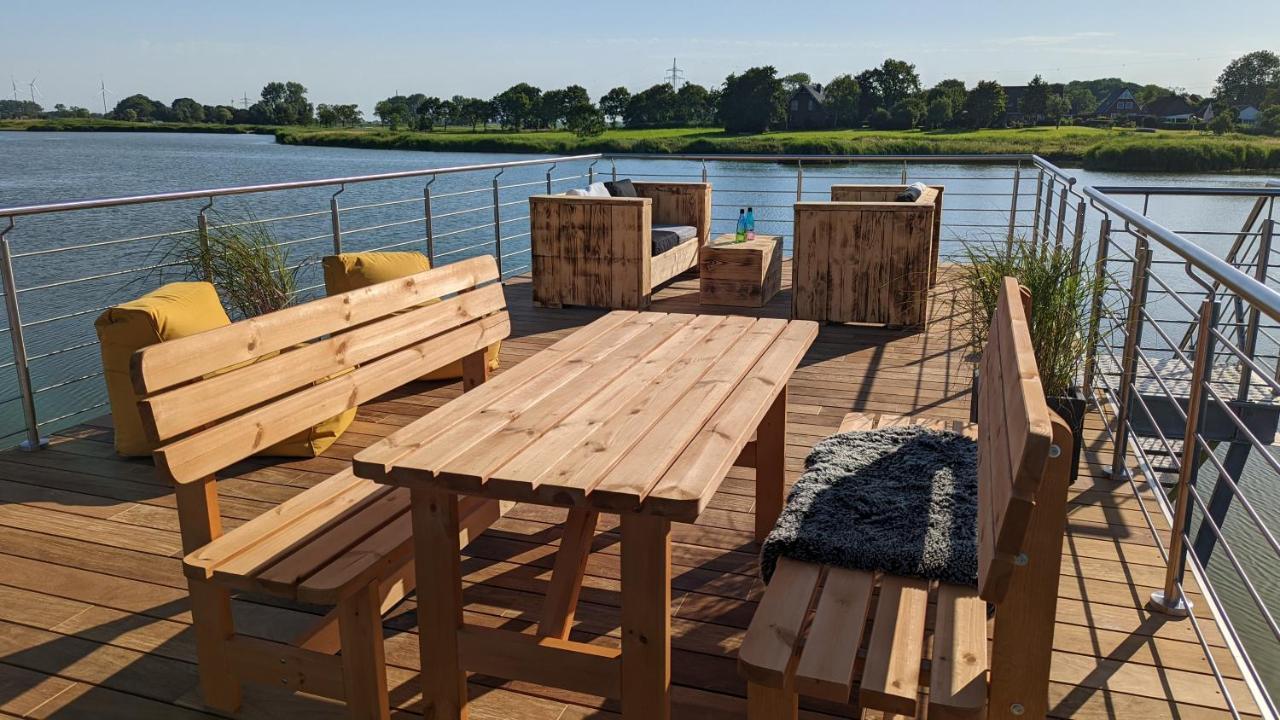 Hausboot Wangermeerblick Schillig Esterno foto