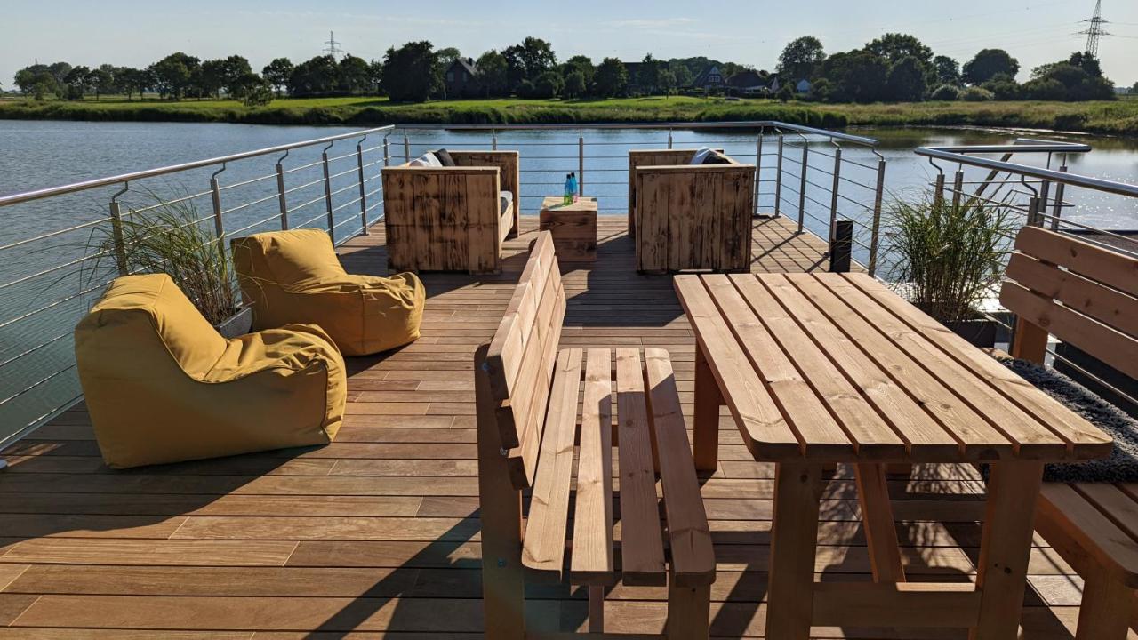 Hausboot Wangermeerblick Schillig Esterno foto