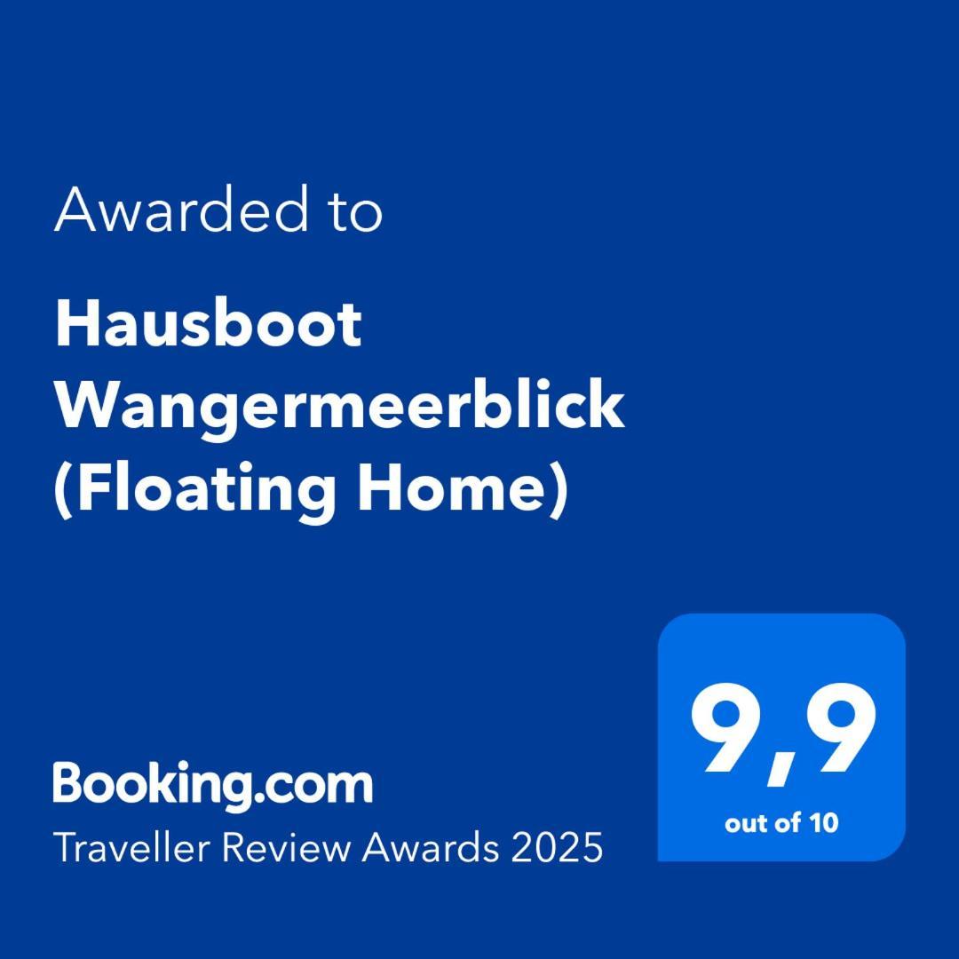 Hausboot Wangermeerblick Schillig Esterno foto